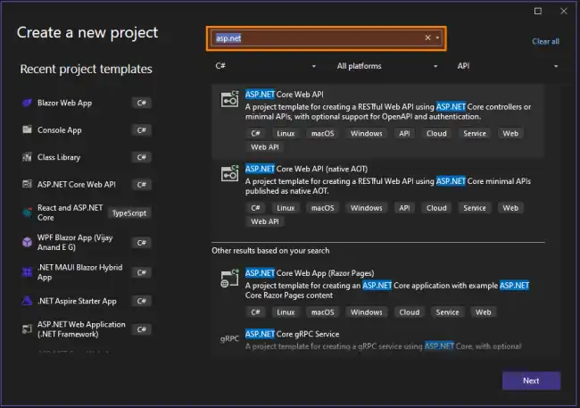 create-aspnet-app