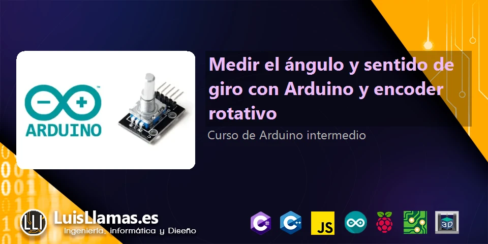 Measure angle and direction of rotation with Arduino and rotary encoder