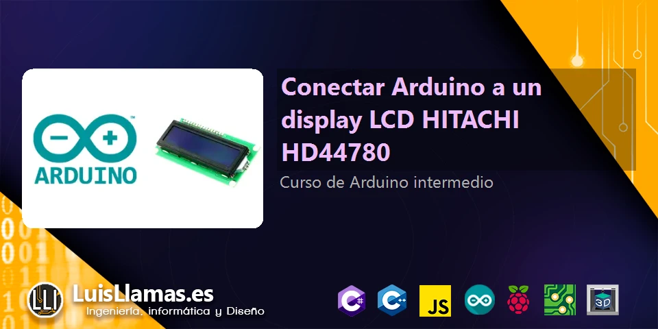 Connect Arduino to a HITACHI HD44780 LCD display
