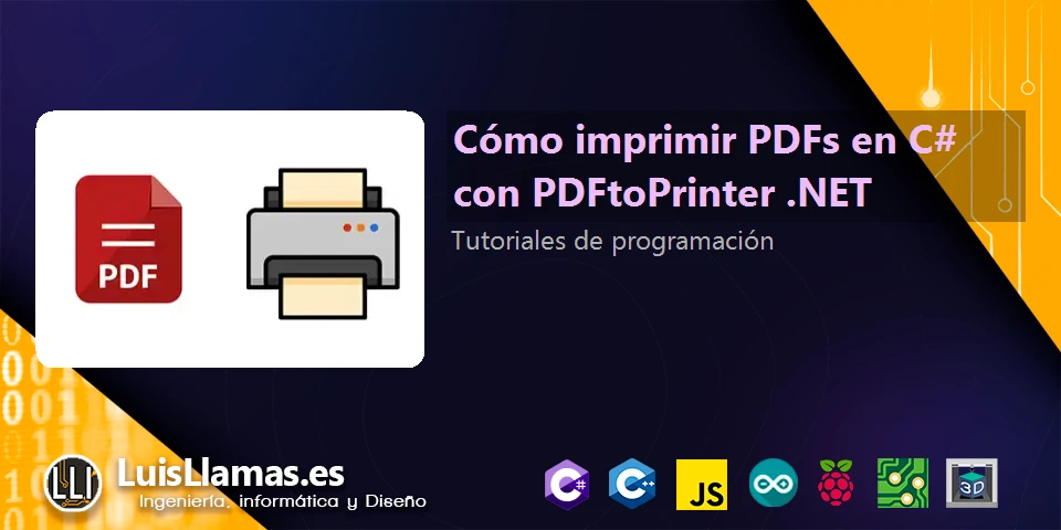 Cómo imprimir PDFs en C# con PDFtoPrinter .NET