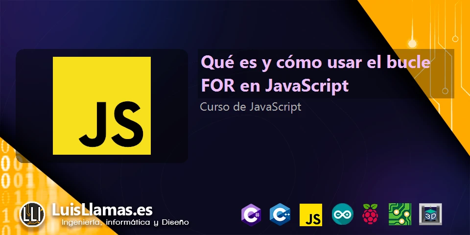 What is and how to use the FOR loop in JavaScript image.