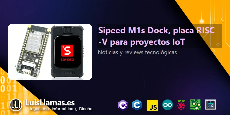 Sipeed M1s Dock, placa RISC-V para proyectos IoT