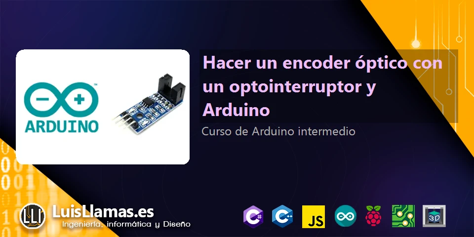 Hacer un encoder óptico con un optointerruptor y Arduino