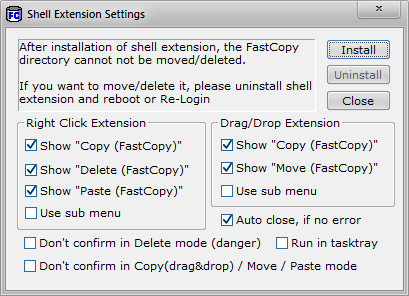 fastcopy-extensiones