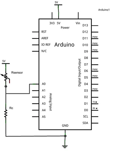 medir-resistencia-arduino-esquema