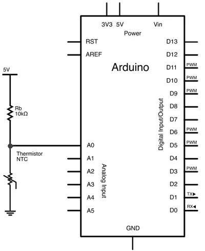 arduino-termistor-esquema