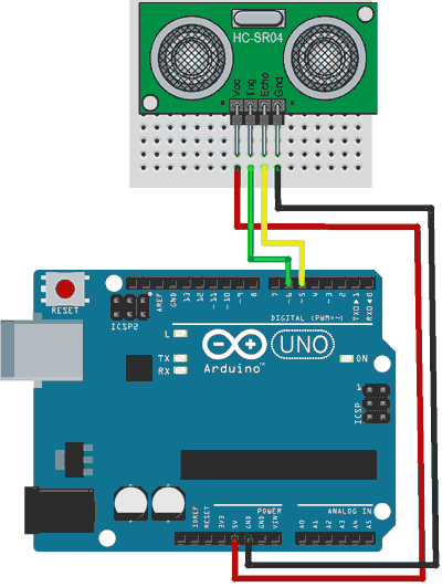 arduino-ultrasonidos-montaje