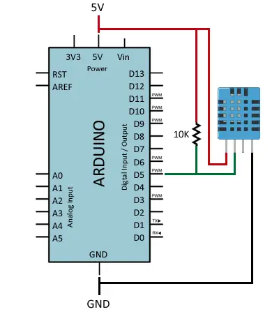 Sensor Humedad y Temperatura (DHT11) - Arduino 