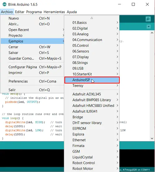 arduino-as-isp