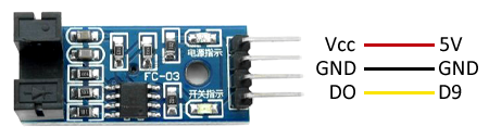 Hacer un encoder óptico con un optointerruptor y Arduino