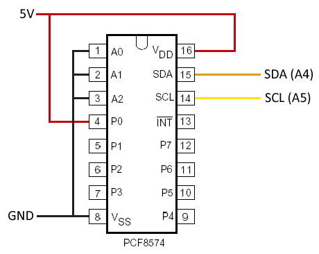 arduino-PCF8574-integrado