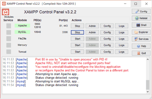 instalar-servidor-web-xampp-panel-control