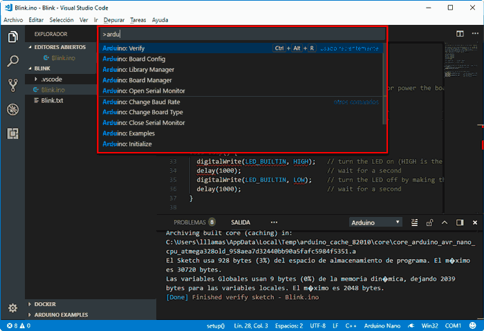 arduino-visual-studio-code-verificar