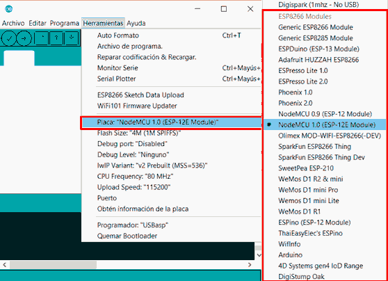 Sombreado Enciclopedia Perla Cómo programar ESP8266 con el IDE de Arduino