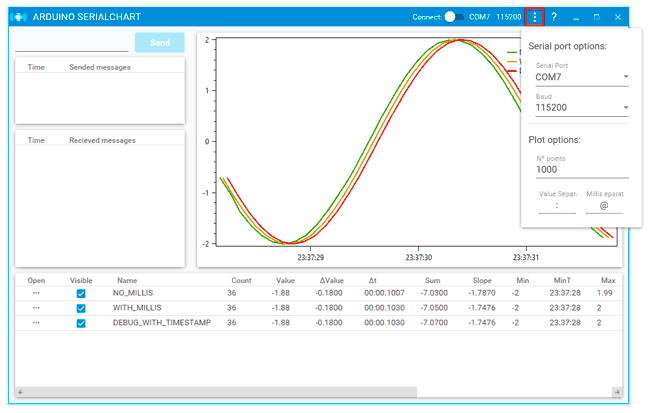 arduino-liveserial-options