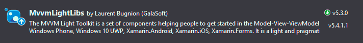 mvvm-light-nuget