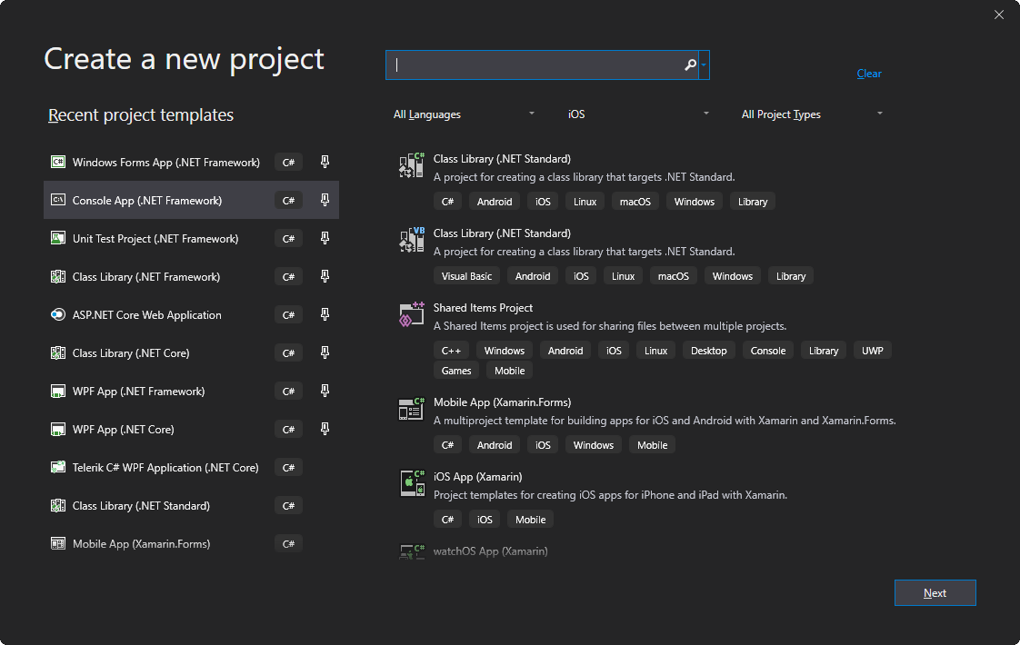 visual studio classic create project modern - Electrogeek