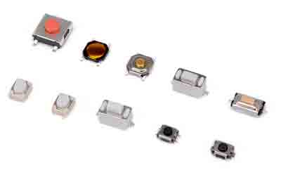 pcb componentes botones - Electrogeek