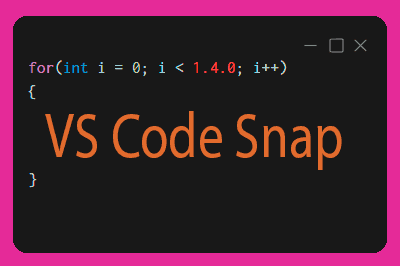 vscodesnap